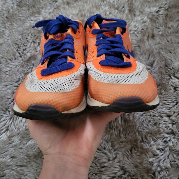 Nike Air Max 90 Hyperfuse PRM Women's Sneakers Bright Citrus Size 9 - Picture 4 of 11